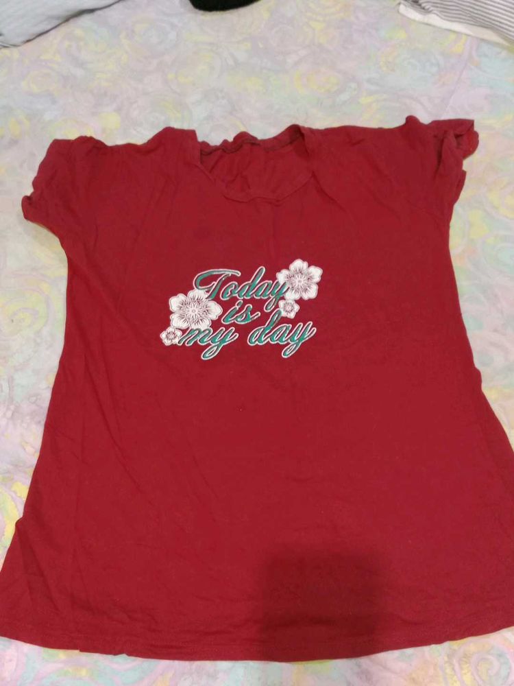 Red Graphic Tee