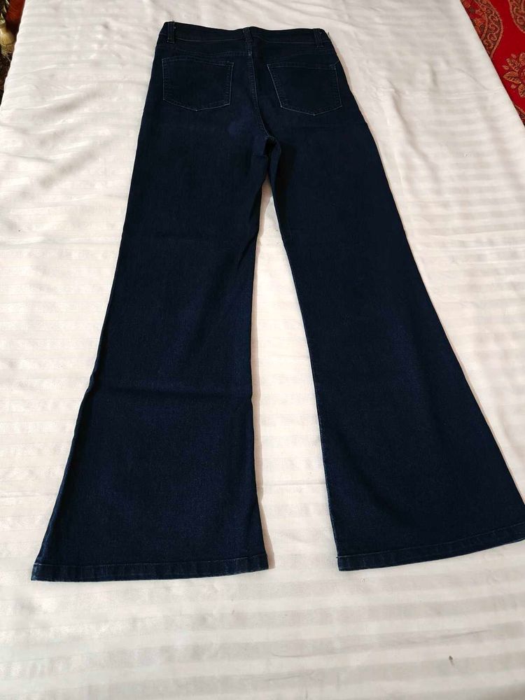 High Waist Bell Bottom Jeans