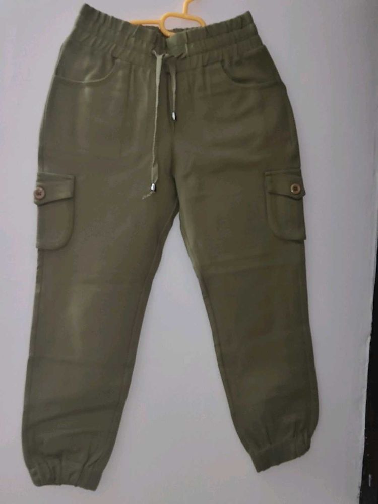 Olive Green Cargo Pants
