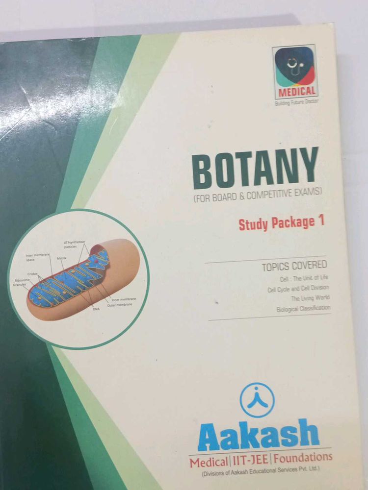 Aakash Botany Study Package| Set of 3 books