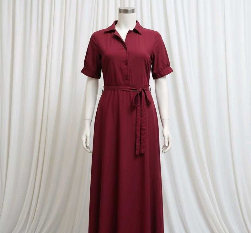 🍂U&amp;F Maroon maxi Dress 🍂