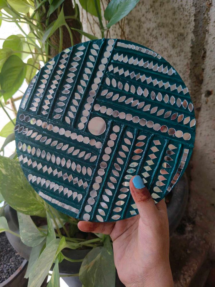 💙Handmade Wall Hanging💙( Clay And Mirrors)