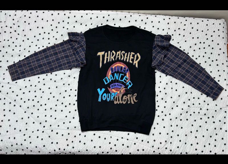 Thrasher Graphic Print Sweatshirt
