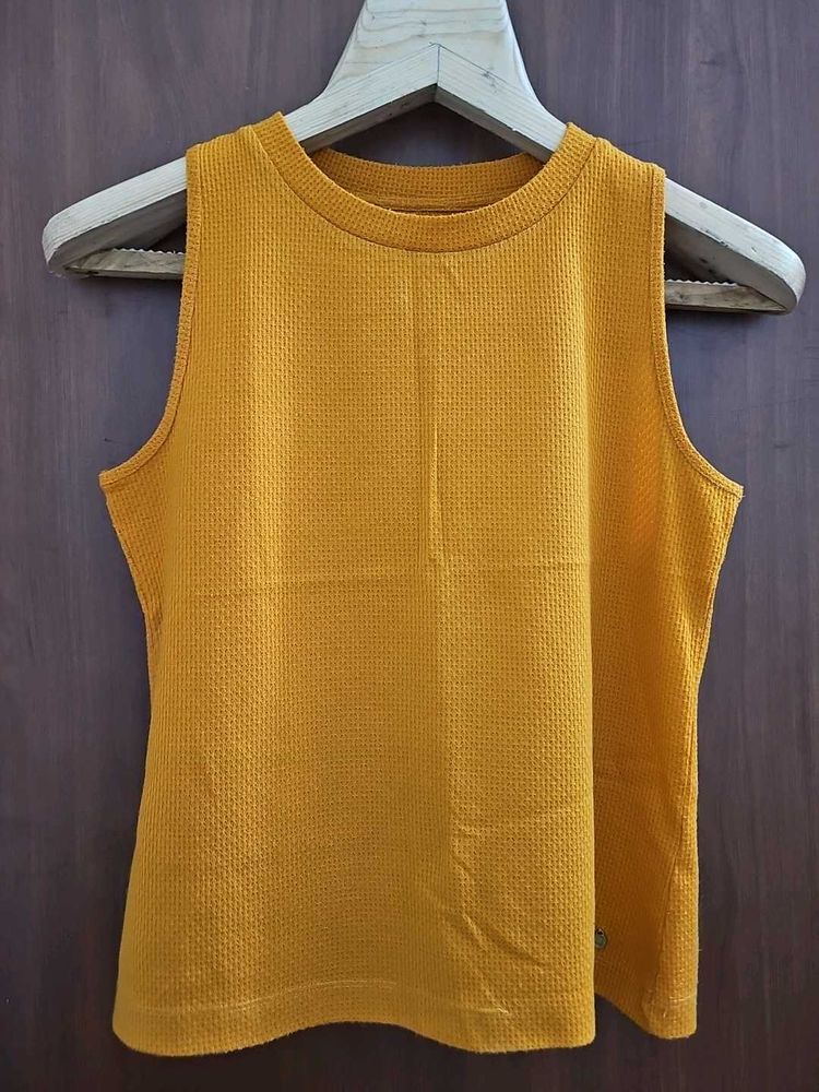 ONLY Mustard Sleeveless Top