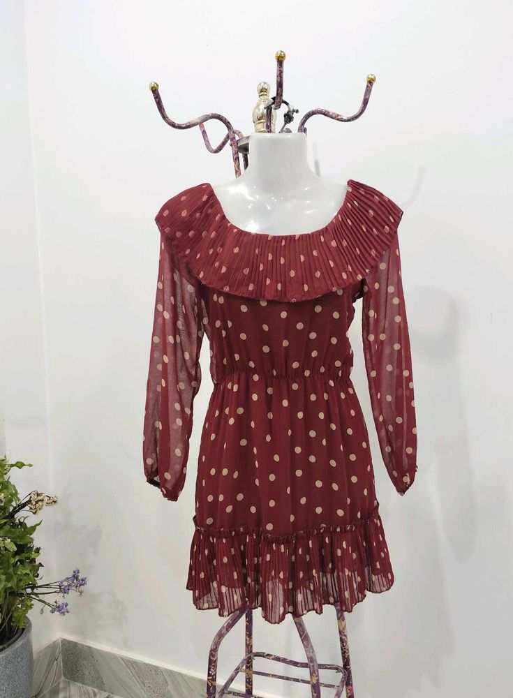 Polka Dot Mini Dress