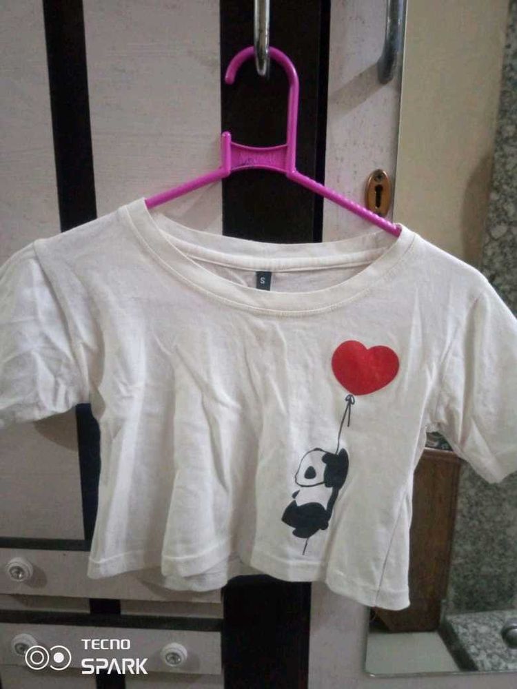 Panda With Heart Printed for Women