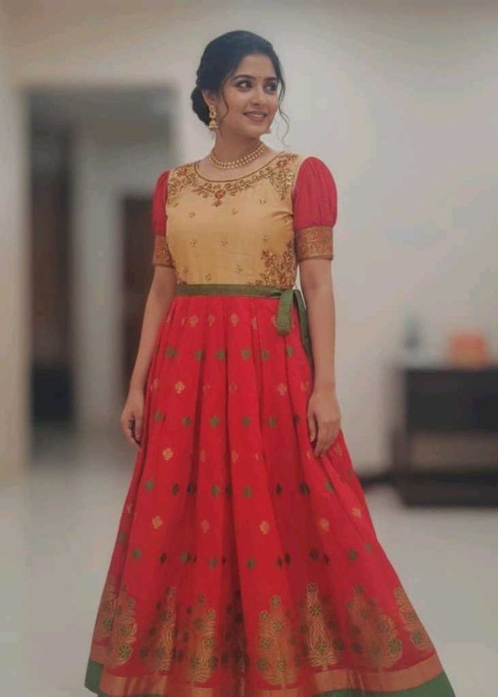 Girls Ethnic Red dress