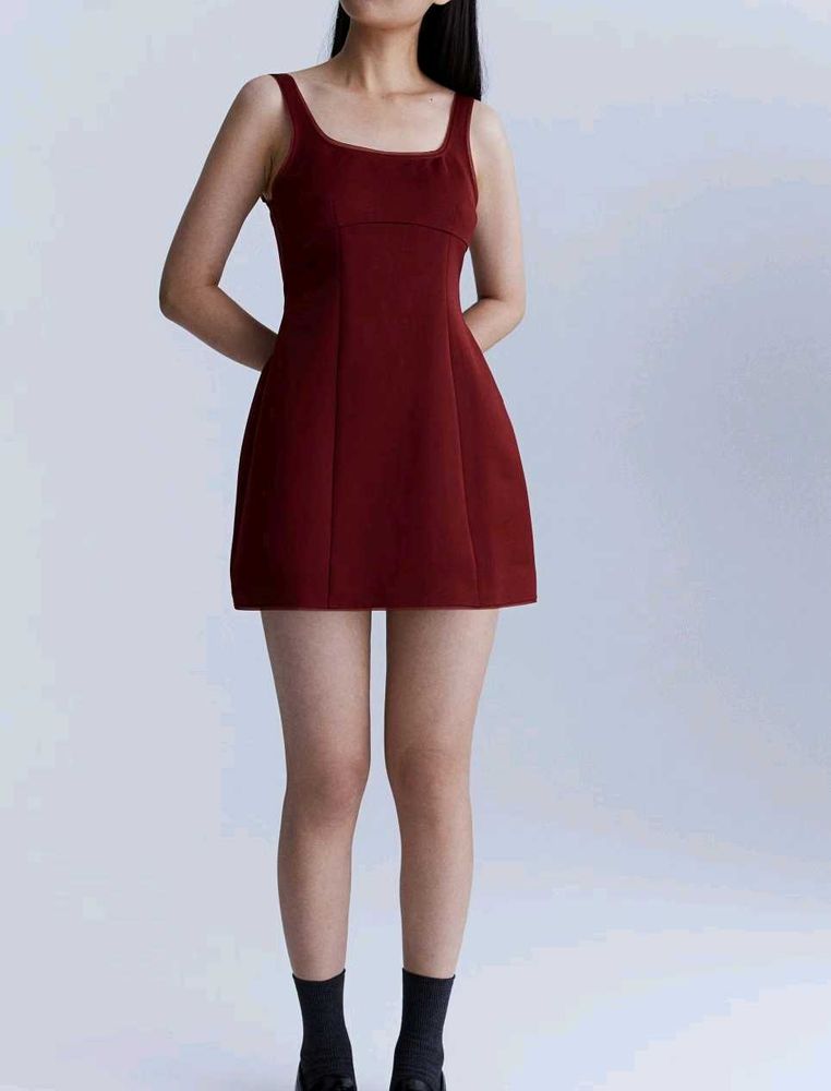 Short Flared Skirt Dress