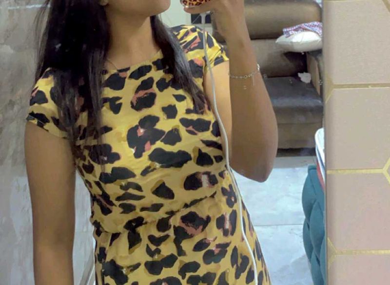 Animal Print Maxi Dress