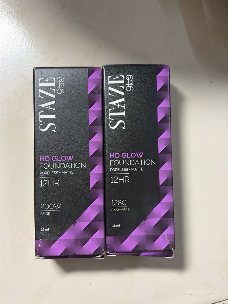 Combo of Staze HD Glow Foundation