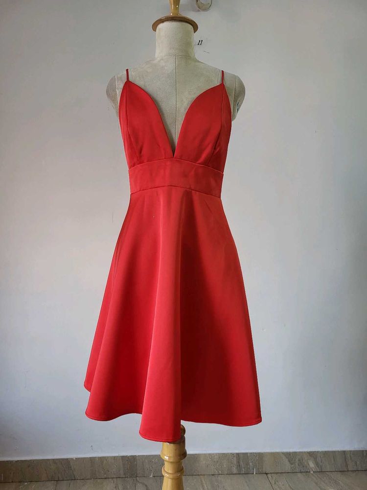 Red Skater Dress