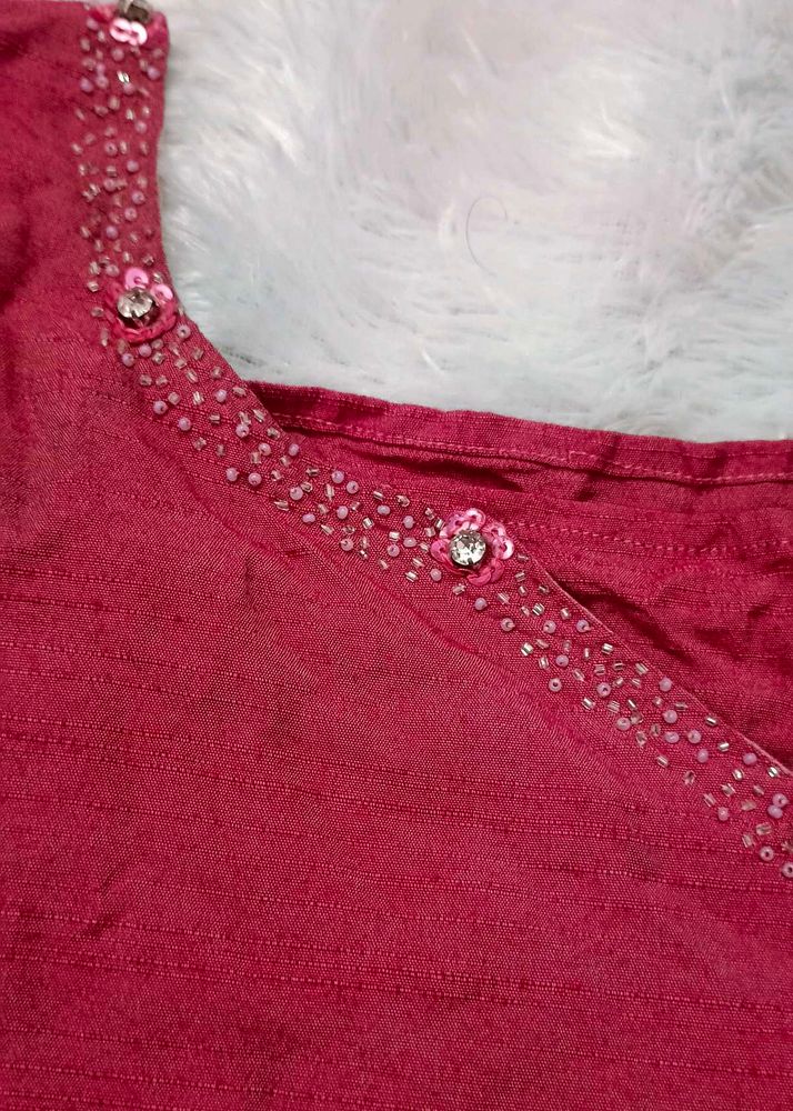 Beautiful Beads Work Kurti