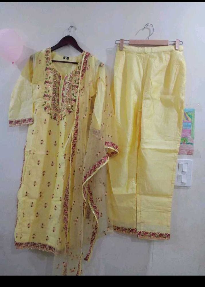 padded partywear Kurta Set
