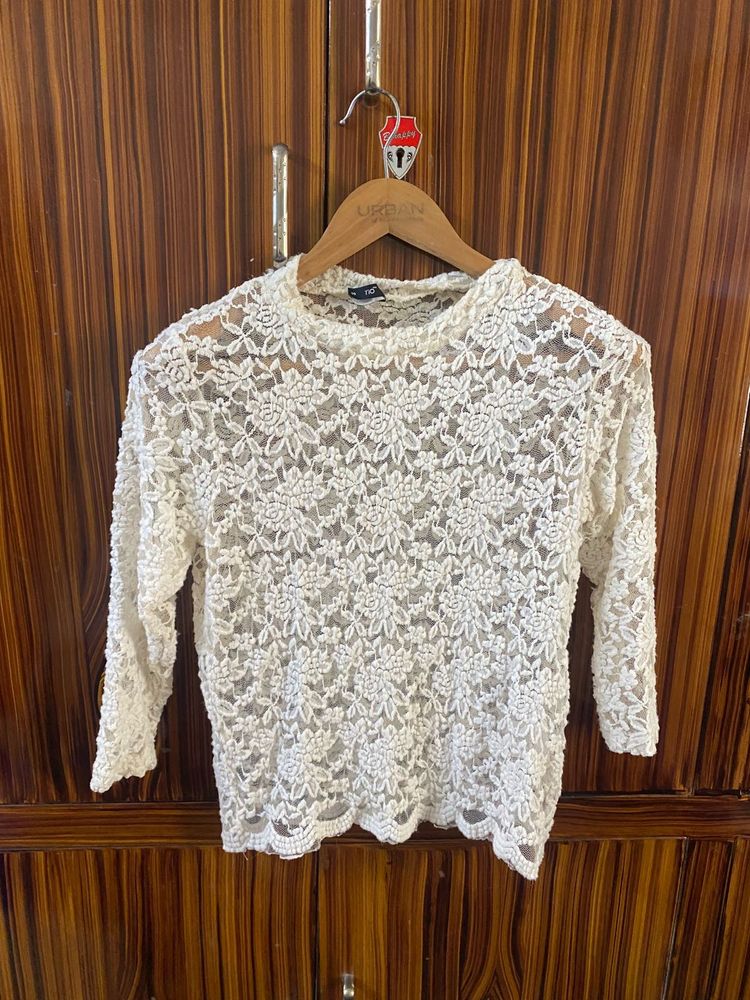 Lace Floral Top