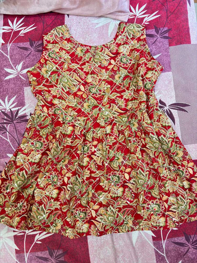 Trending viral party wear short kurti✨