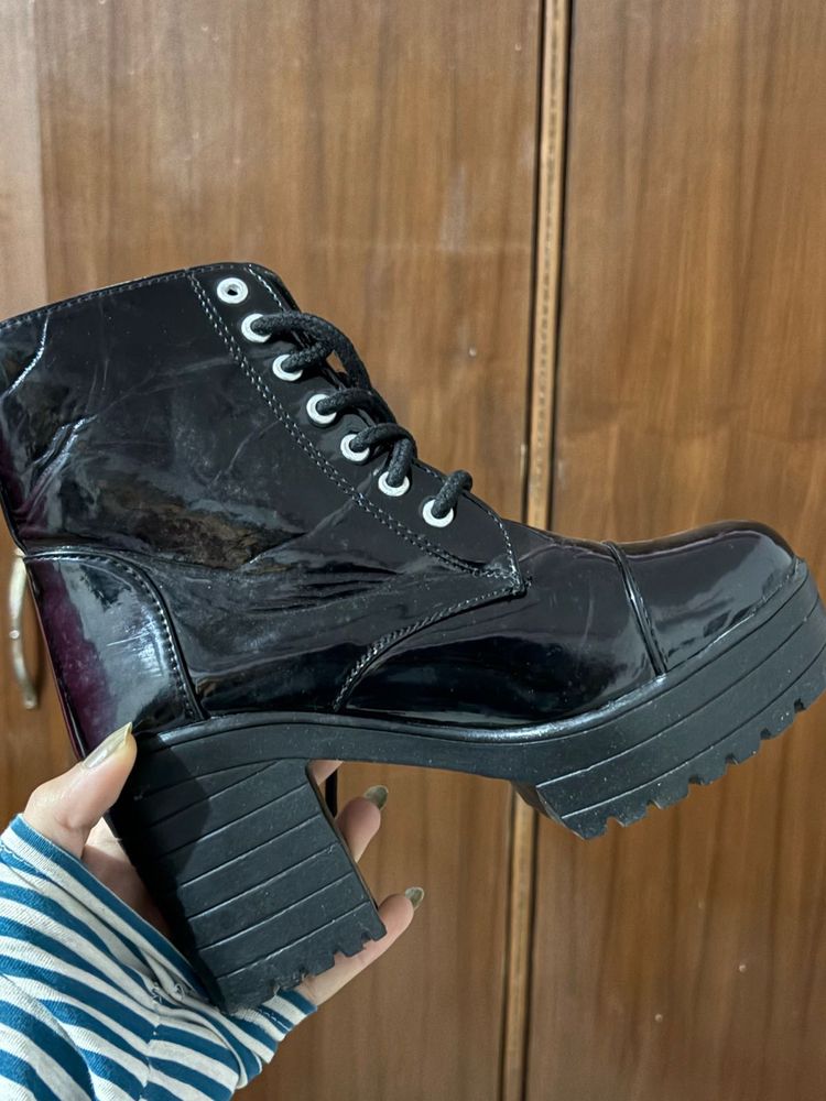 Black Platform Boots