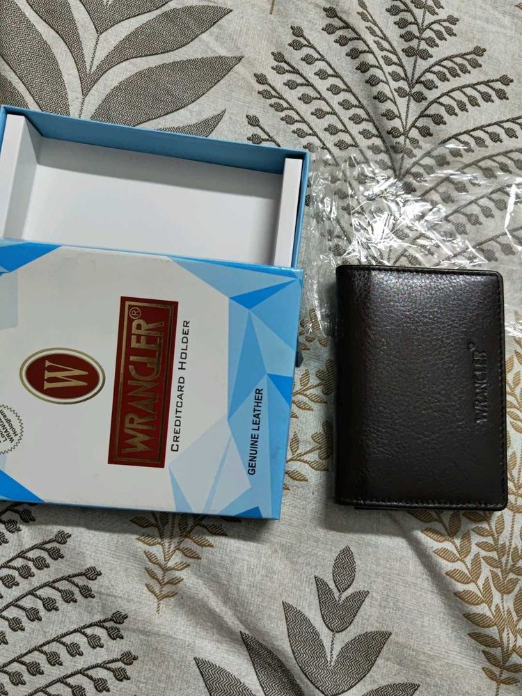 Wrangler Leather Card Holder