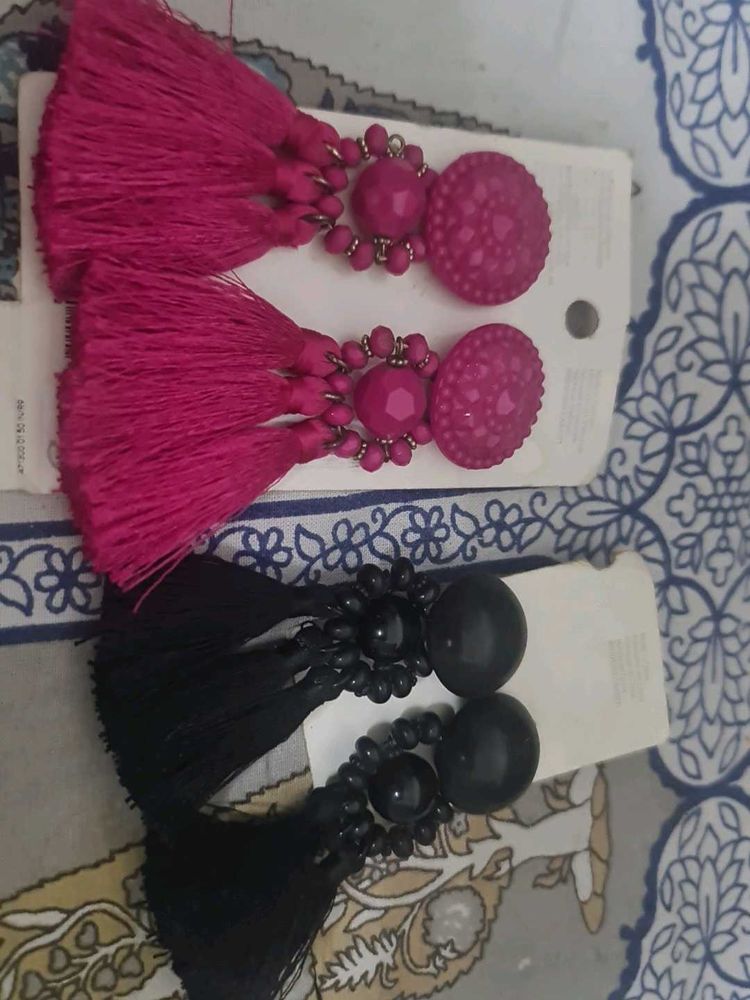 Hnm Tassel Earrings Combo