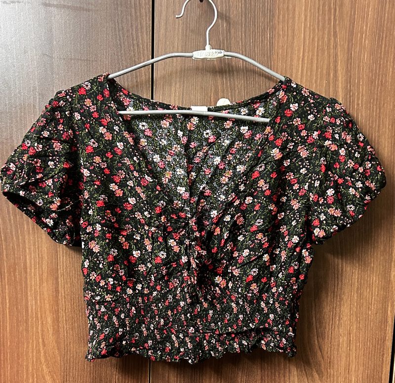 ADDYVERO Party Puff Sleeves Floral Print Women Mul