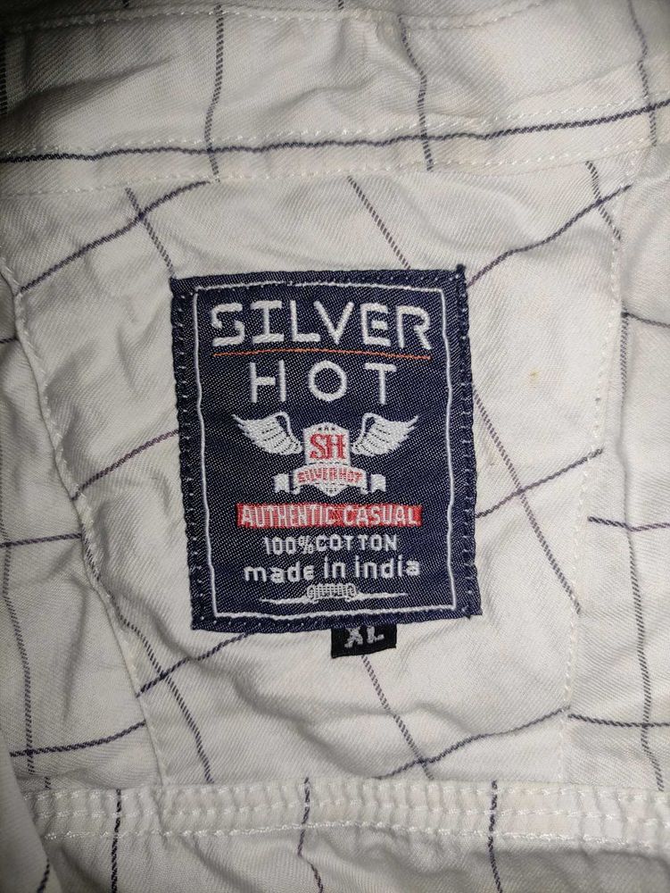 Silver Hot Casual Shirt
