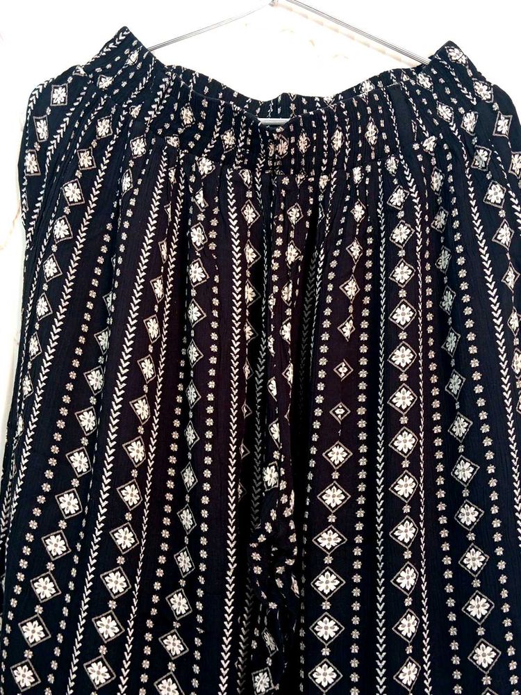New Black Palazzo With 2 Pocket