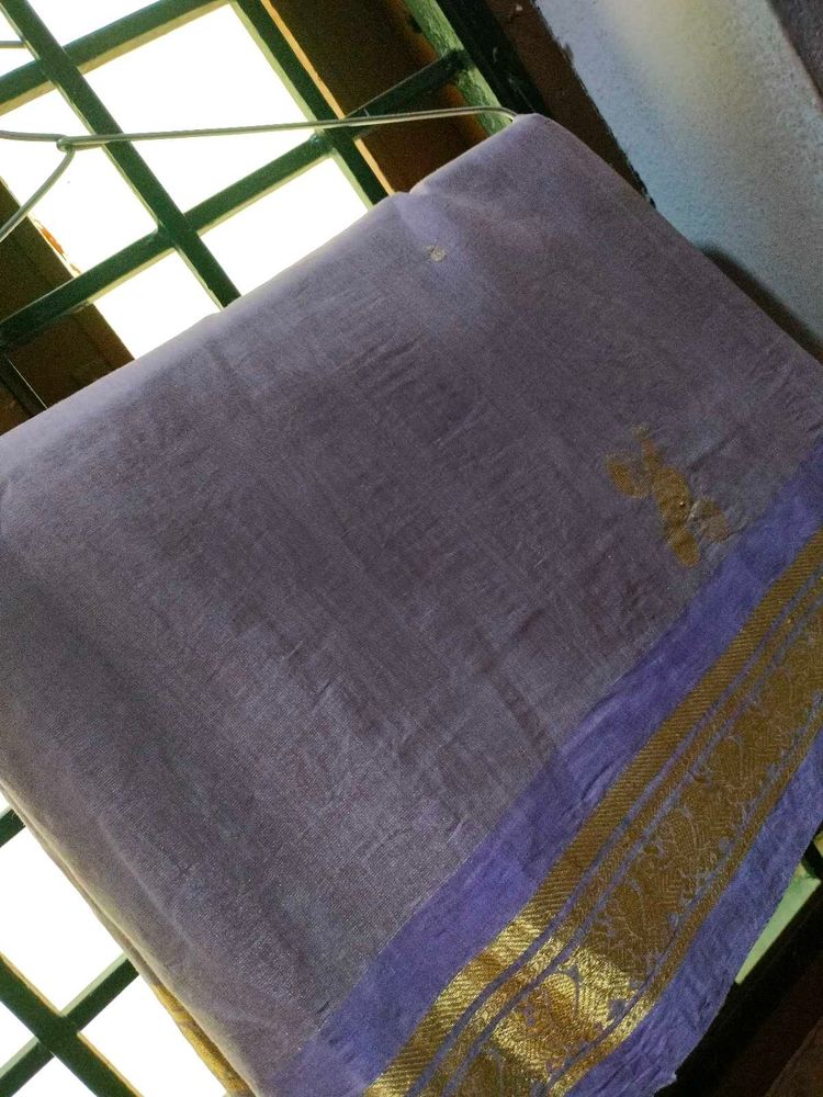 Lavender Saree