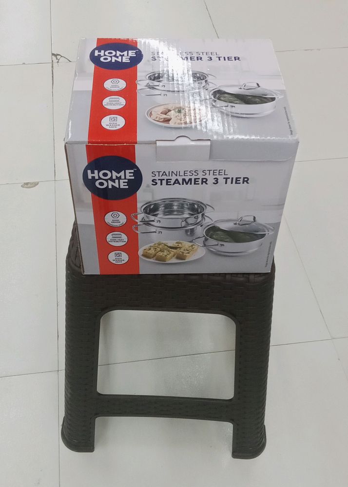 Homeone 3 Tier  Stainless Steel Streamer