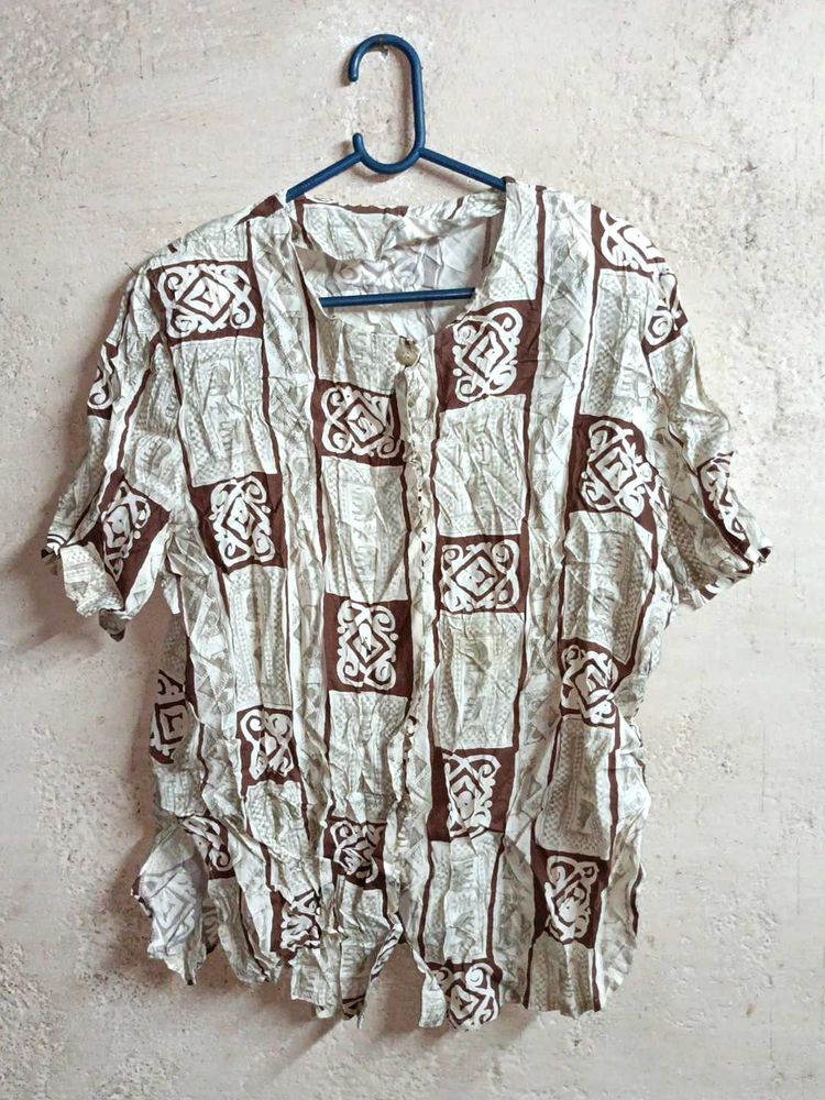 PLUS SIZE Fashion Shirt Top Multicolour