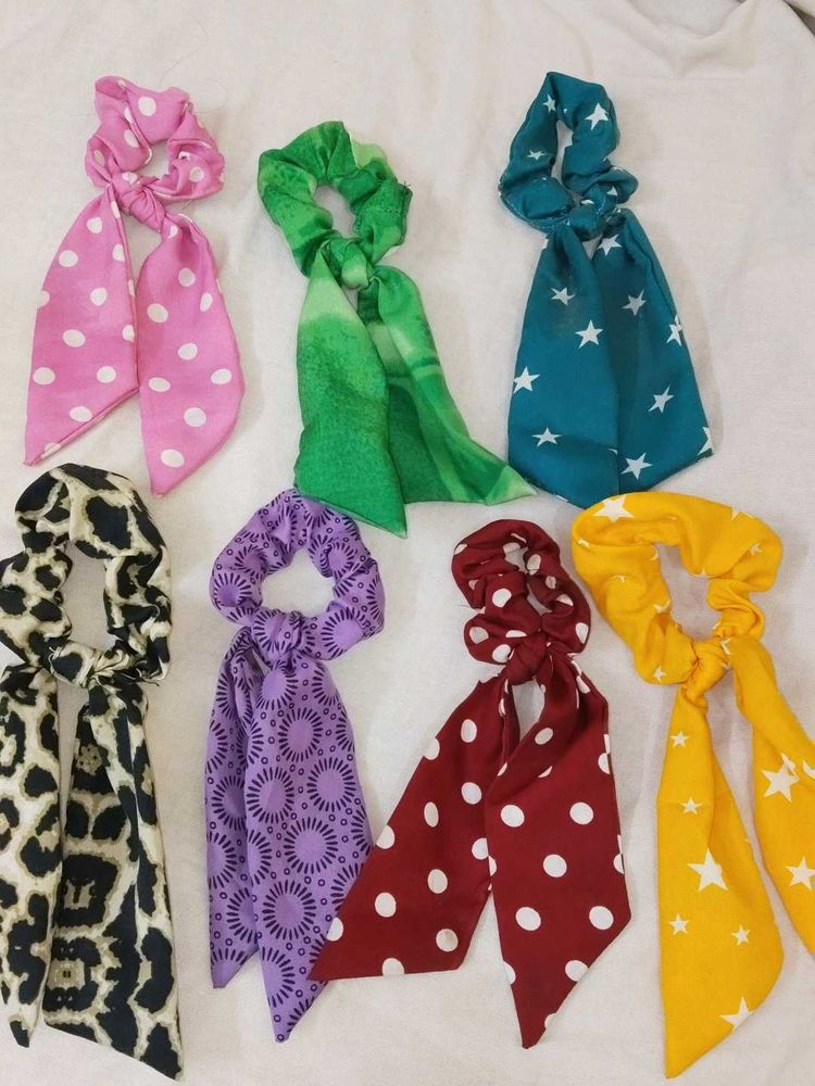 Hair Tie Scrunchies With Earrings Free