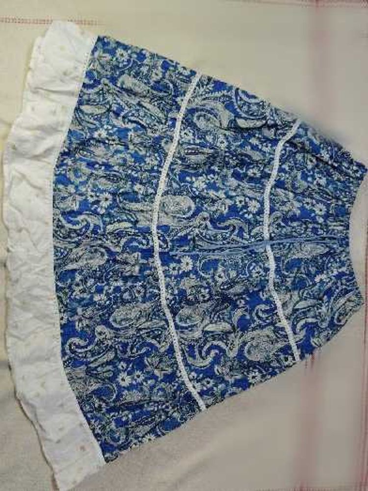 Paisley Print Skirt