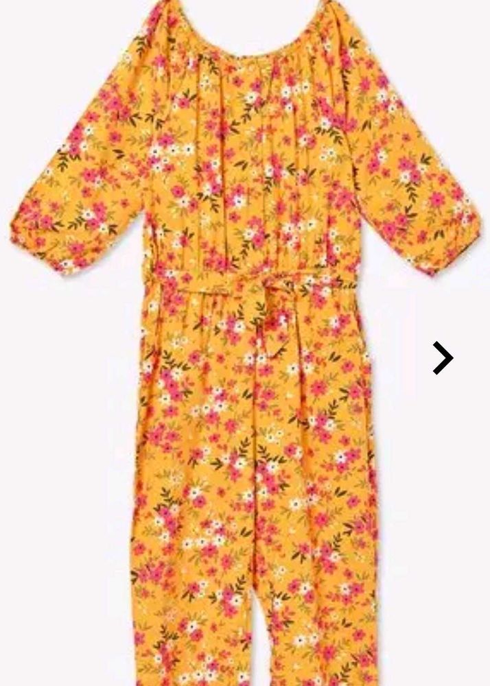 Cute Floral Jumpsuit for kids