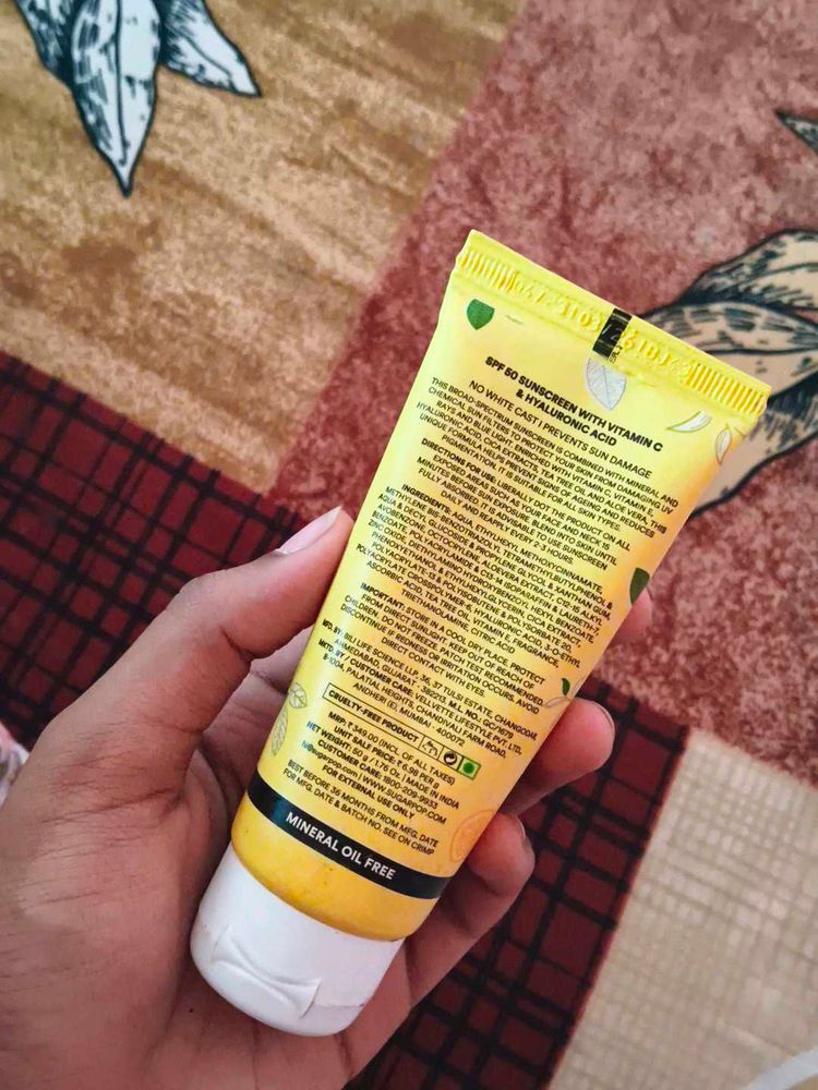 SPF 50 Sunscreen with Vitamin C