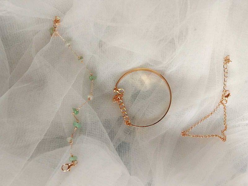 Gold Bracelet Set