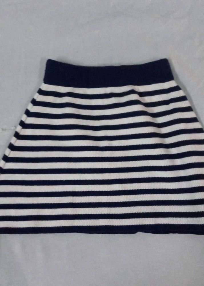 Striped Mini Skirt