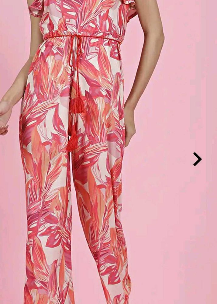 Floral Print Jumpsuit