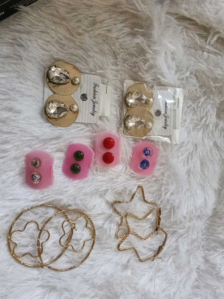 Big And Small Earrings Combo