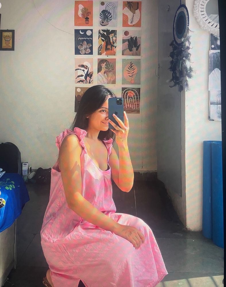 Pink dress
