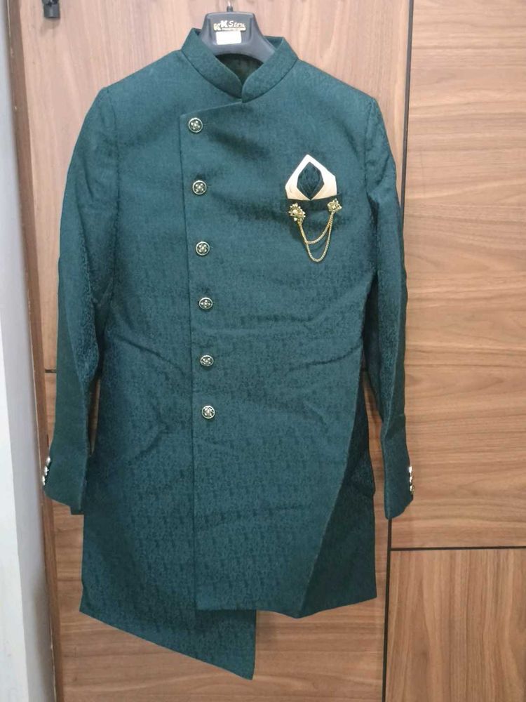 Stylish Green Ethnic Jacket