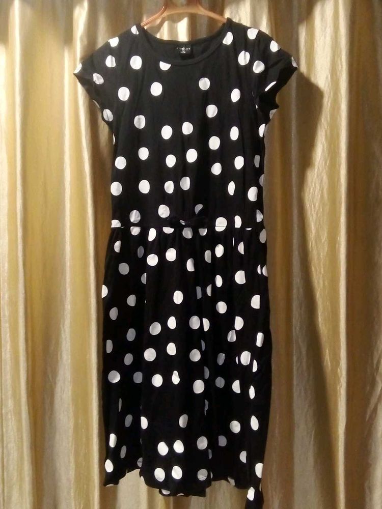 Polka Dot Midi Dress