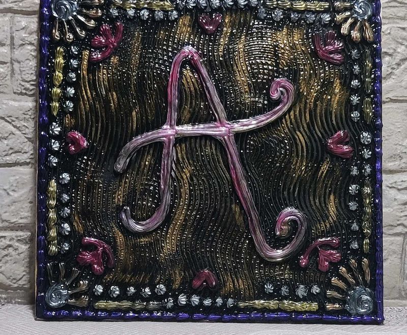 Handcrafted &#39;A&#39; Showpiece