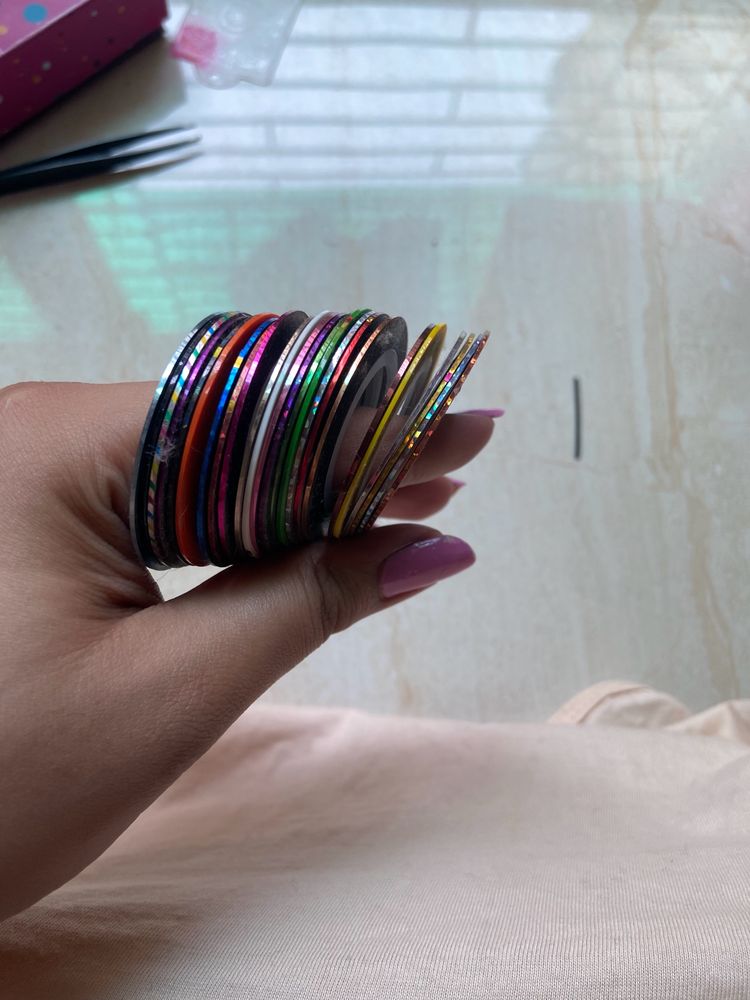 Princess Pearl Hairband &amp; Complete Nail Art Set