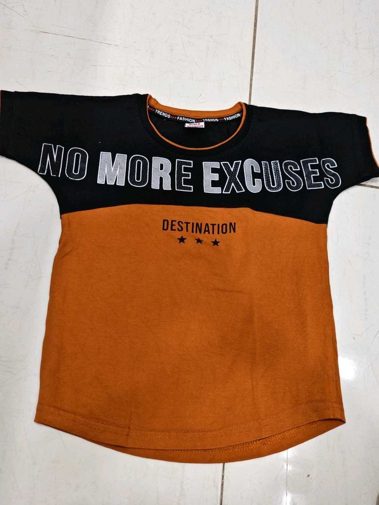 Boy&#39;s &#34;No More Excuses&#34; Tee