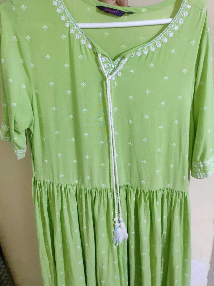 Lime Green Dress