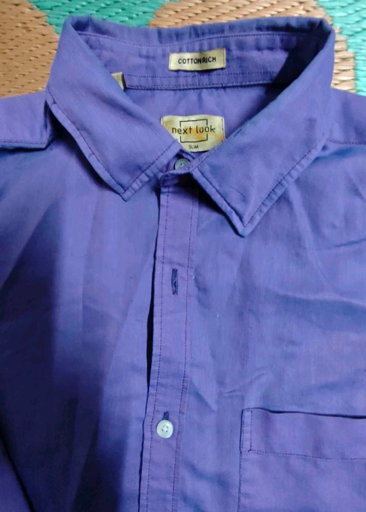 Next Look Purple Shirt