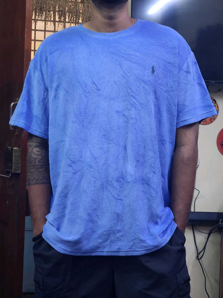 Ralph Lauren Blue Oversized Polo T-Shirt