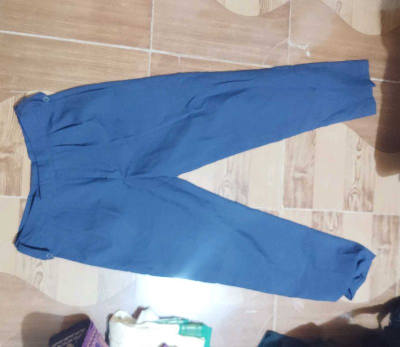 Navy Blue Casual Pants