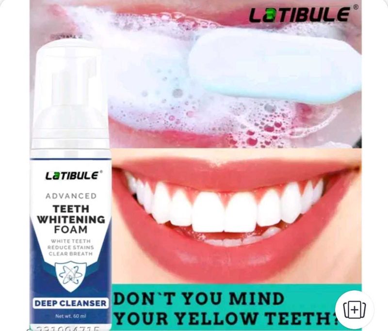 Teeth Whitening Foam Toothpaste Makes You Reveal P