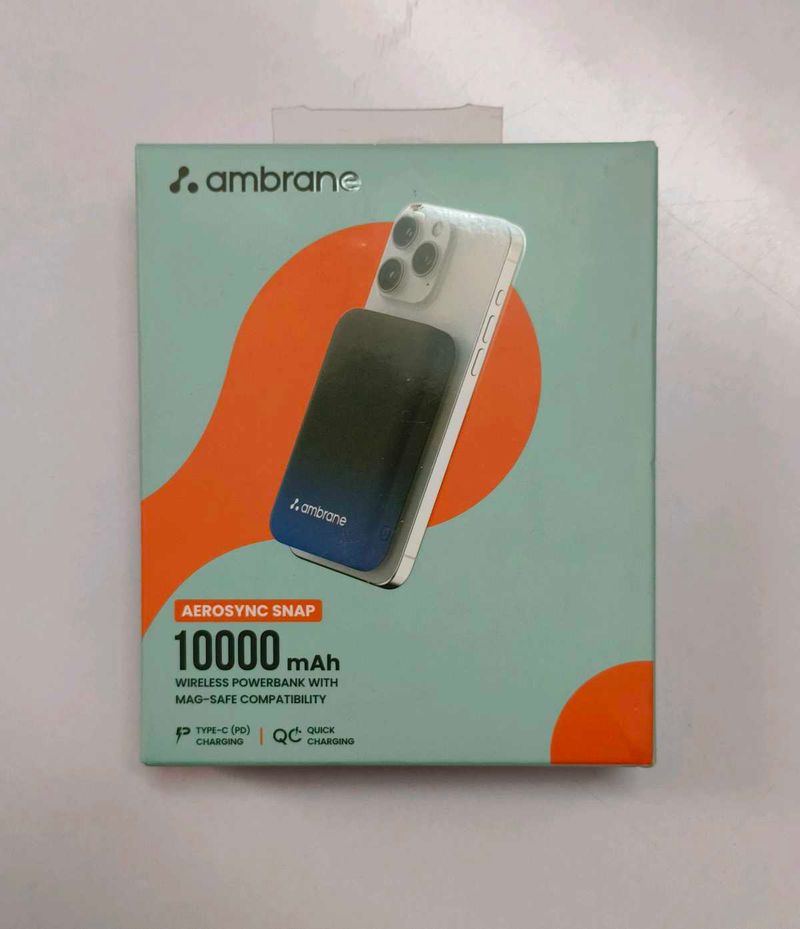Ambrane Aerosync Snap 10000 mAh Power Bank