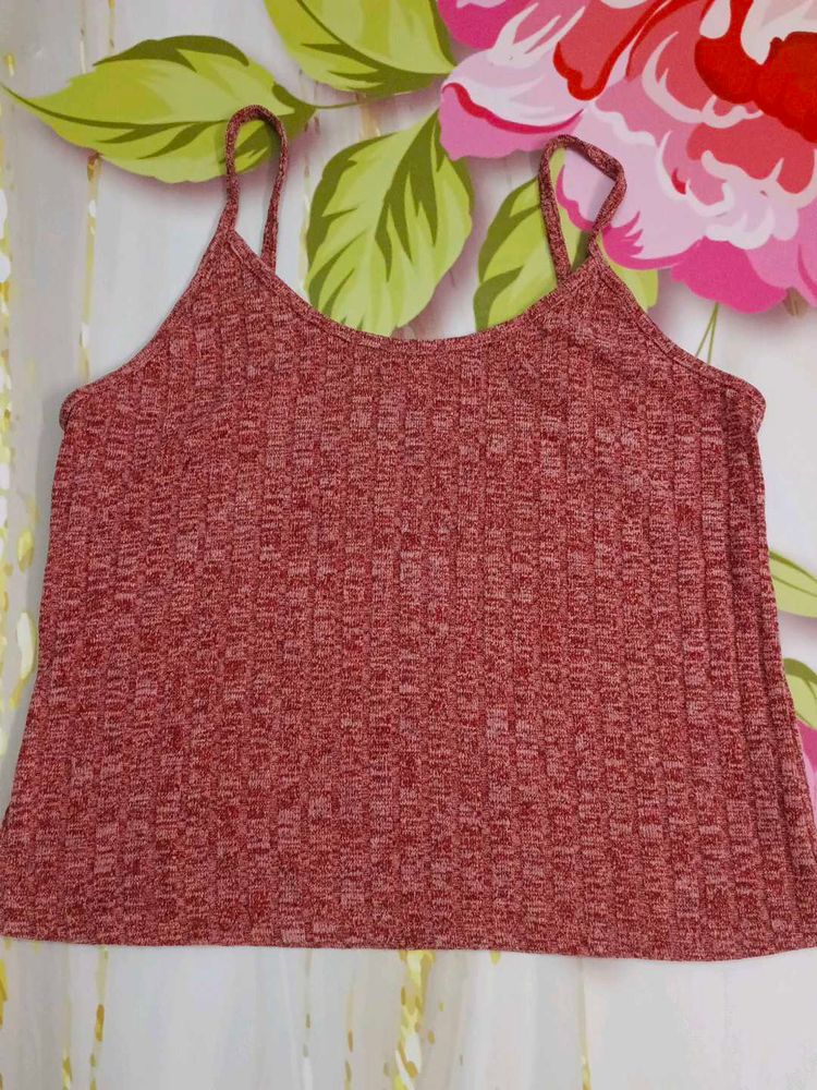 (1100)Ribbed Knit Tank Top