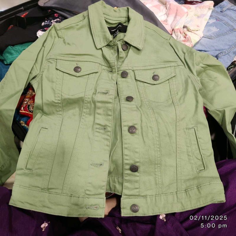 Green Denim Jacket